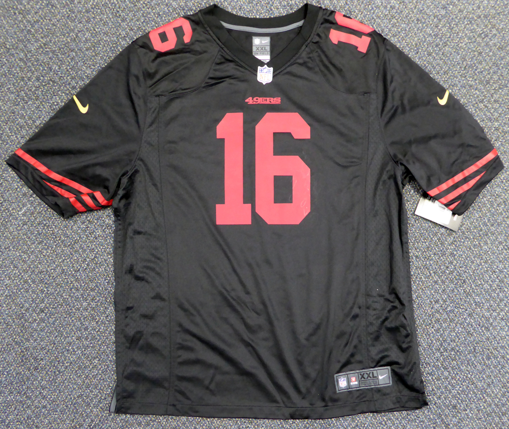San Francisco 49ers Joe Montana Autographed Signed Black Nike Jersey ...