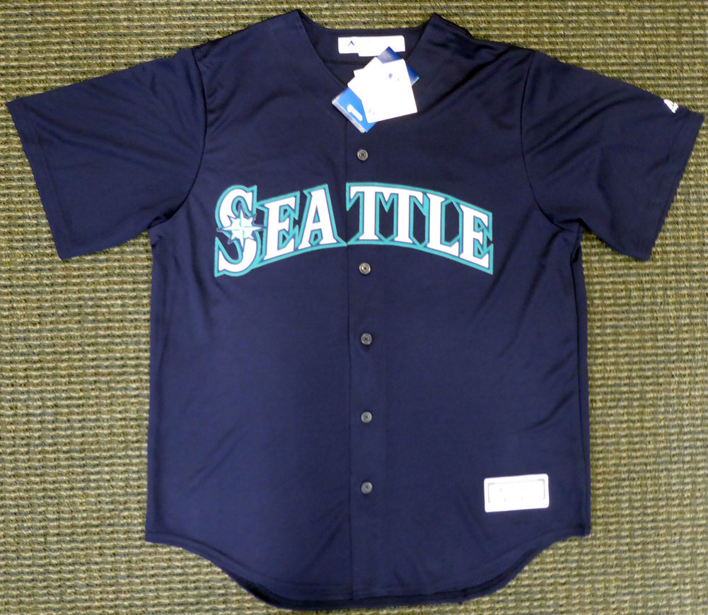 Seattle Mariners Ichiro Suzuki Autographed Signed Blue Majestic Cool