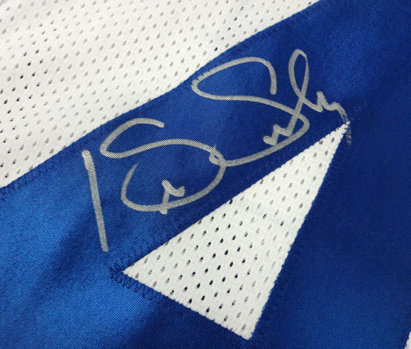 Seattle Seahawks Kenny Easley Autographed White Jersey Mcs Holo #90871 Image a