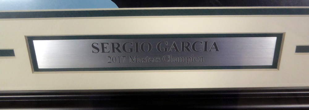 Sergio Garcia Autographed Framed 16X20 Photo Le #/100 UDA Holo #146666 Image a