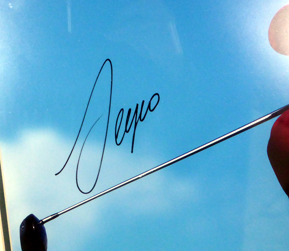 Sergio Garcia Autographed Framed 16X20 Photo Le #/100 UDA Holo #146665 Image a