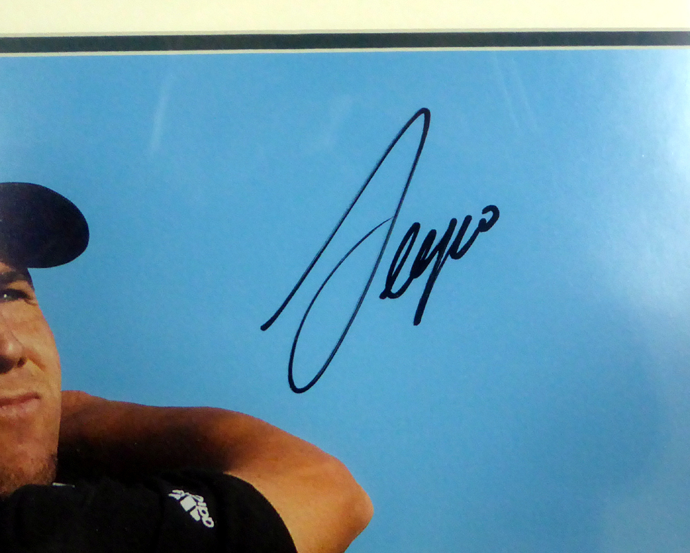 Sergio Garcia Autographed Framed 16X20 Photo Le #/100 UDA Holo #146666 Image a