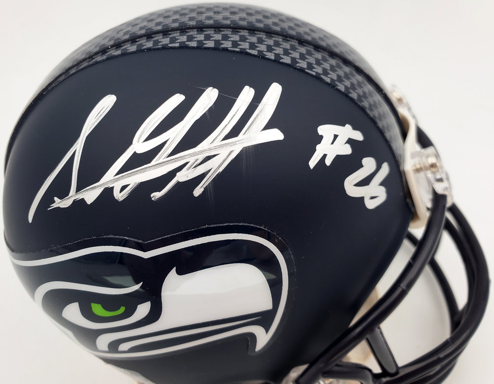 Seattle Seahawks NFL Collectible Mini Helmet, Picture Inside