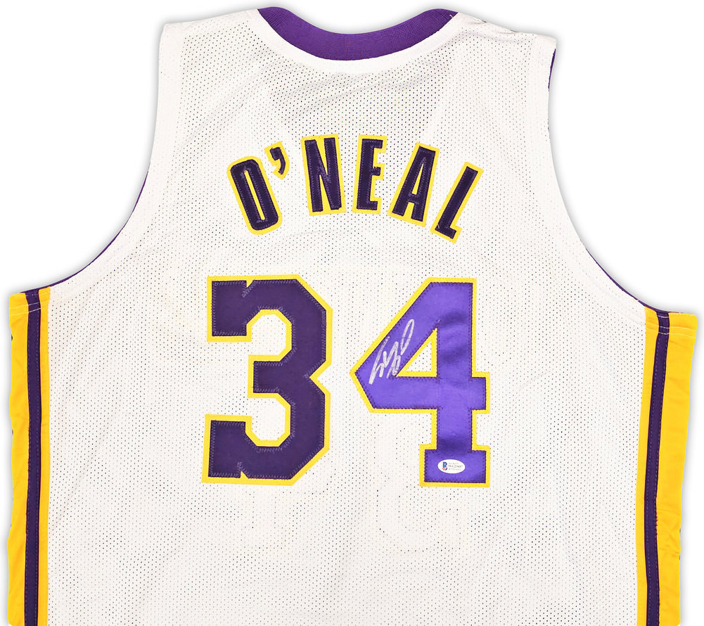 Shaq signed lakers jersey 2025