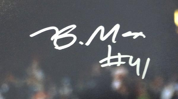 Byron Maxwell Autographed 16X20 Photo Seattle Seahawks Mcs Holo #76409 Image a