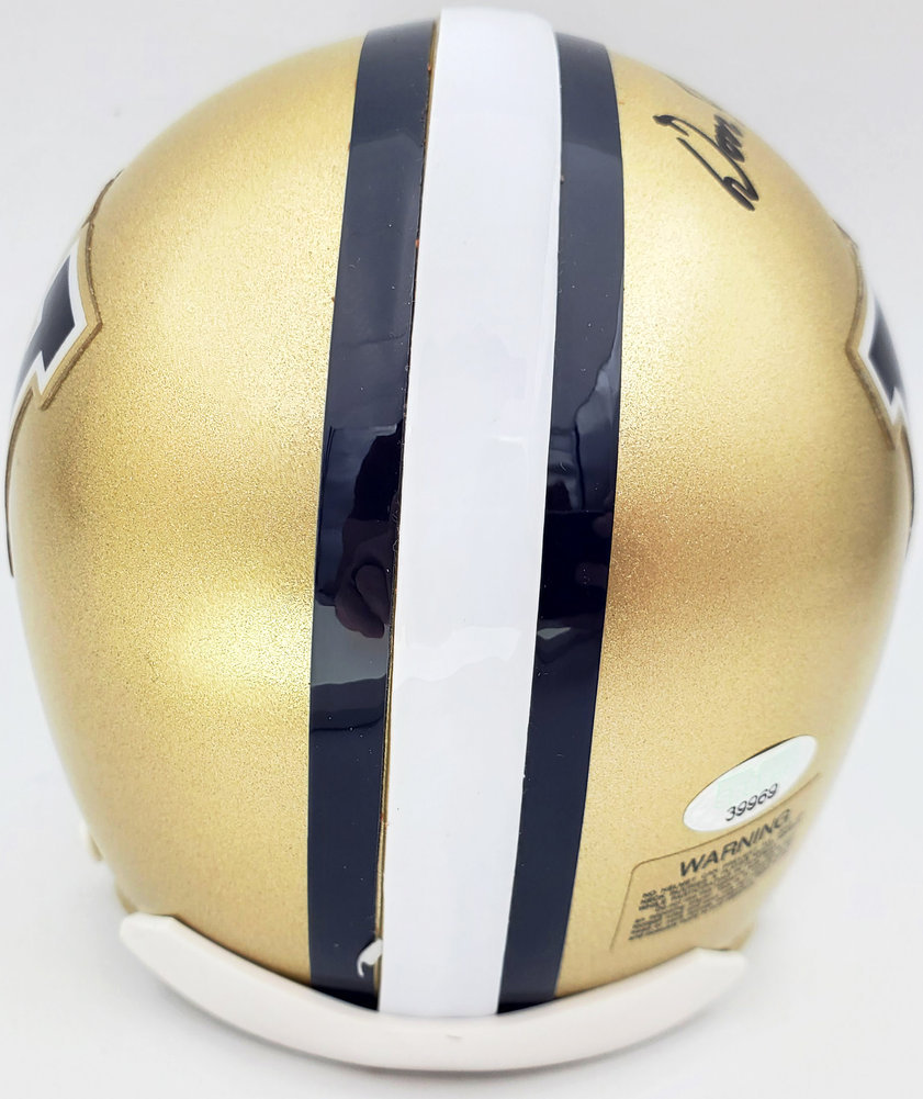 Don James Autographed Washington Huskies Mini Helmet Mcs Holo #1014 Image a