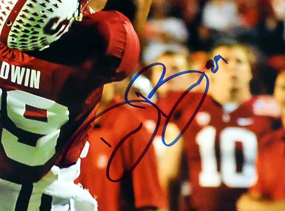 Doug Baldwin Autographed 16X20 Photo Stanford Cardinal Mcs Holo #45808 Image a