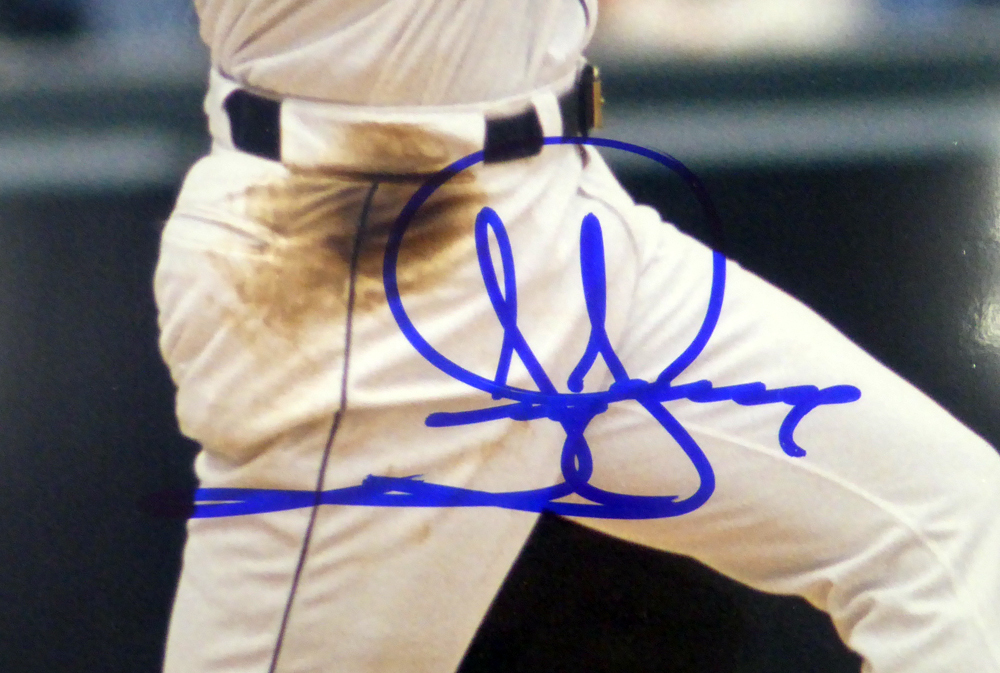 Jay Buhner Autographed Framed 16X20 Photo Seattle Mariners Mcs Holo #107773 Image a