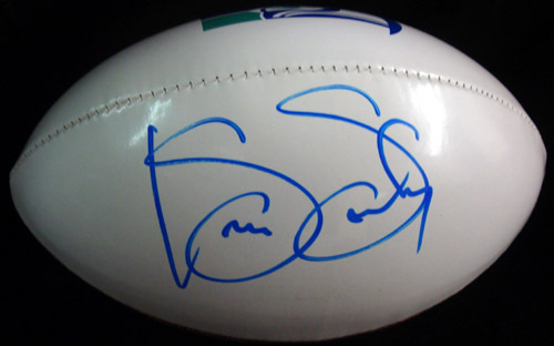 Kenny Easley Autographed White Logo Football Seattle Seahawks PSA/DNA Itp #28261 Image a