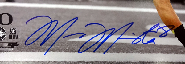 Marcus Mariota Autographed 16X20 Photo Oregon Ducks Mm Holo #89243 Image a