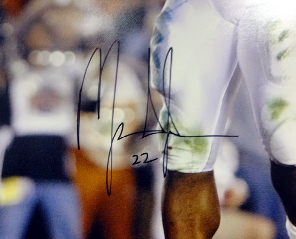 Mark Ingram Autographed 16X20 Photo Alabama Crimson Tide Mi Holo #83649 Image a