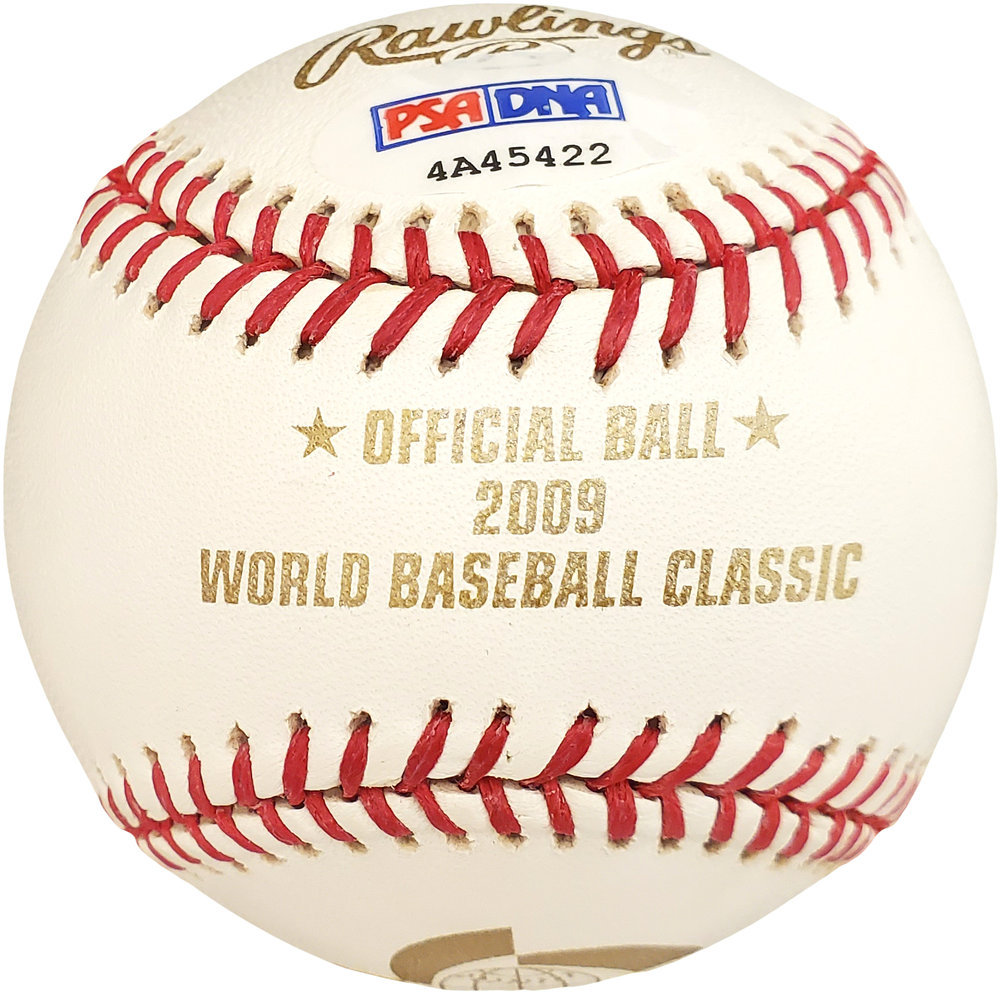 Munenori Kawasaki Autographed Official 2009 Wbc Baseball Japan PSA/DNA Image a