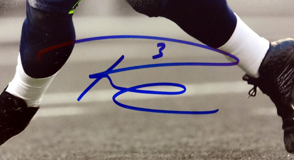 Russell Wilson Autographed Signed 16X20 Photo Seattle Seahawks Rw Holo #85980 Image a
