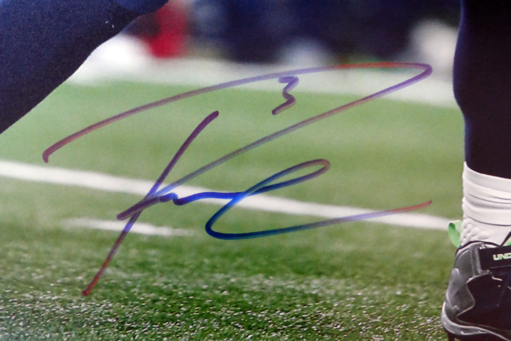 Russell Wilson Autographed Signed 16X20 Photo Seattle Seahawks Rw Holo #106943 Image a