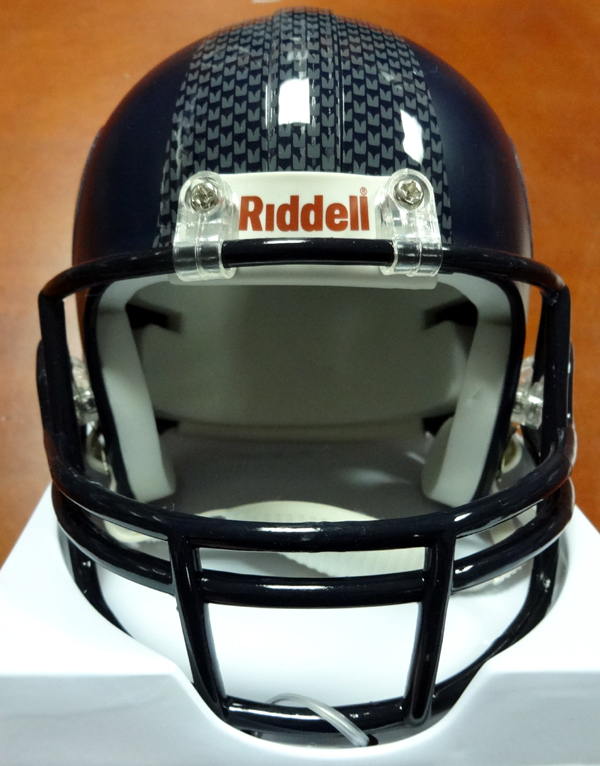 Russell Wilson Autographed Seattle Seahawks Mini Helmet In Green Rw Holo #71470 Image a