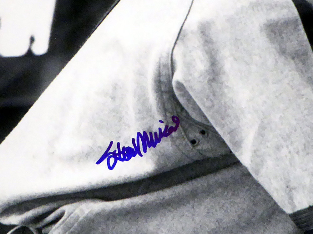 Stan Musial Autographed 16X20 Photo St. Louis Cardinals PSA/DNA Image a