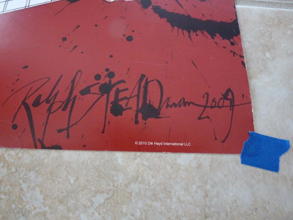 Slash Autographed Signed Guns & Roses Autograph 24X24 Steadman Concert