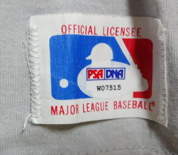 Cincinnati Reds Smoky Burgess Autographed White Jersey PSA/DNA Image a