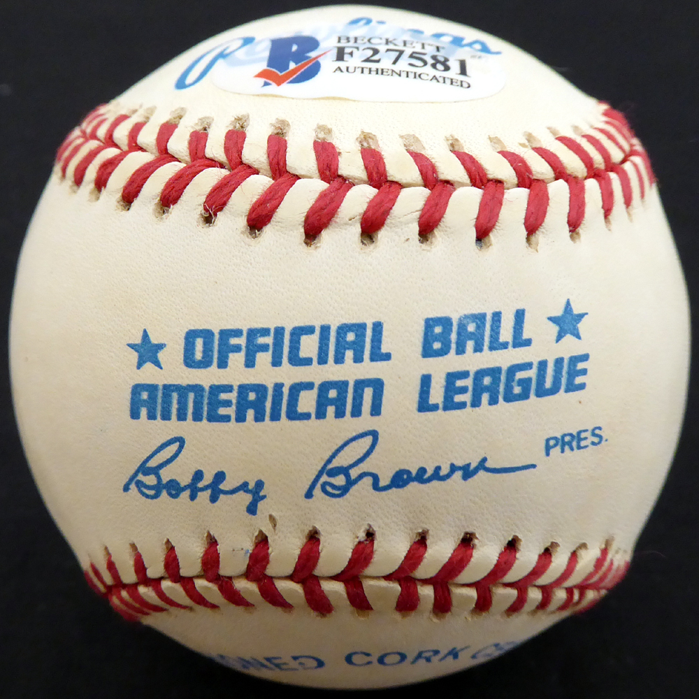 Spec Shea Autographed Signed AL Baseball New York Yankees Beckett