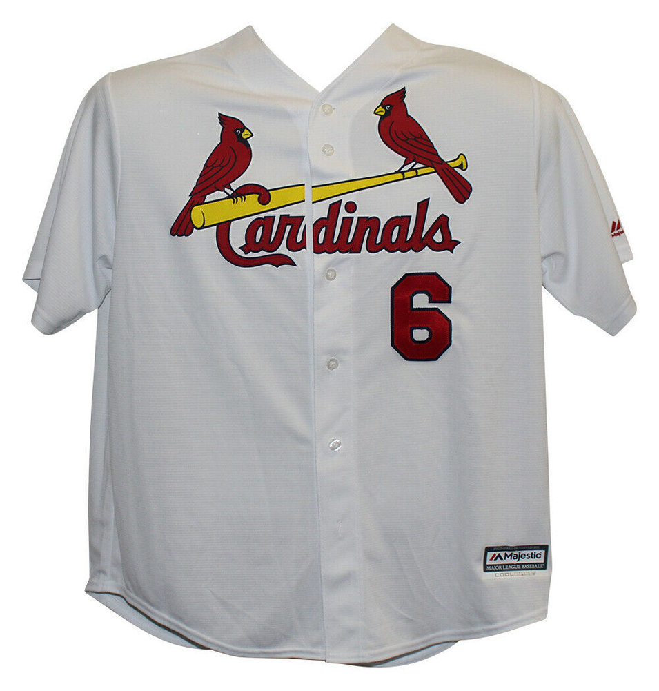 Stan Musial Autographed Signed St Louis Cardinals Majestic White Xl ...