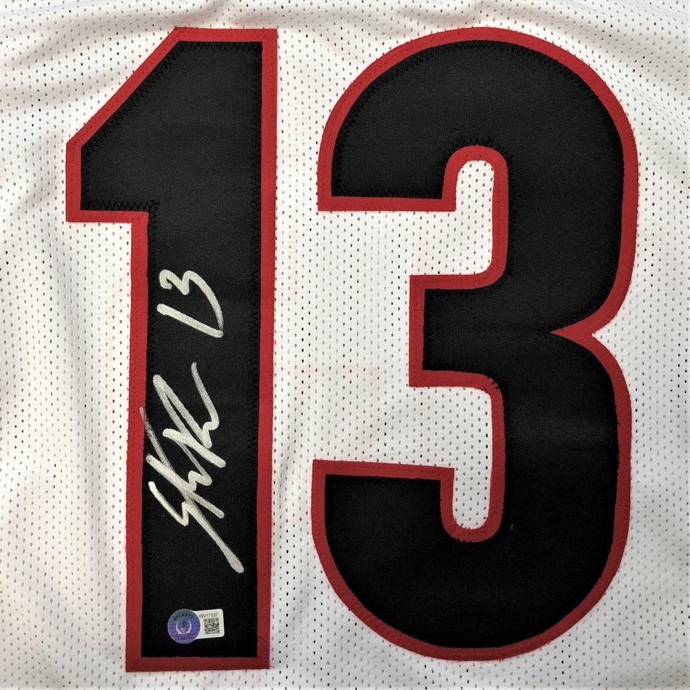 Stetson Bennett IV Autographed Signed Georgia Bulldogs Custom White #13 Jersey - Beckett QR Authentic Image a