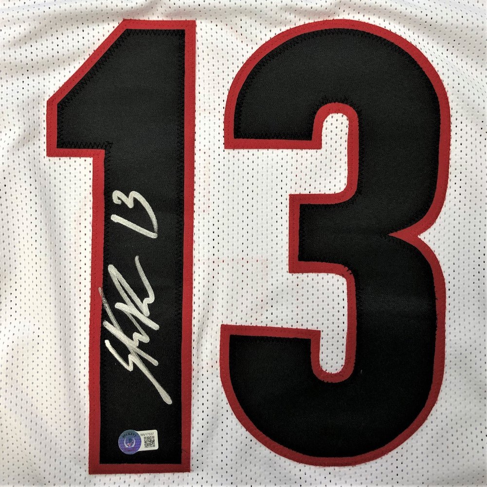 Stetson Bennett IV Signed Georgia Bulldogs Custom White #13 Jersey - Beckett QR Image a
