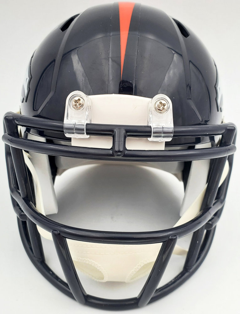 Steve Atwater Autographed Denver Broncos Speed Mini Helmet Beckett Beckett Image a