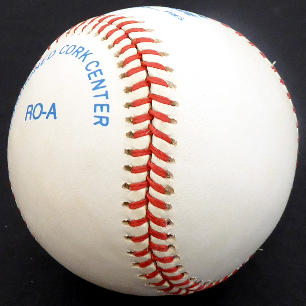Steve Ridzik Autographed Official Al Baseball Philadelphia Phillies Beckett Beckett Image a
