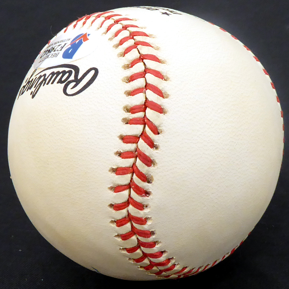 Steve Ridzik Autographed Official Nl Baseball Philadelphia Phillies Beckett Beckett Image a