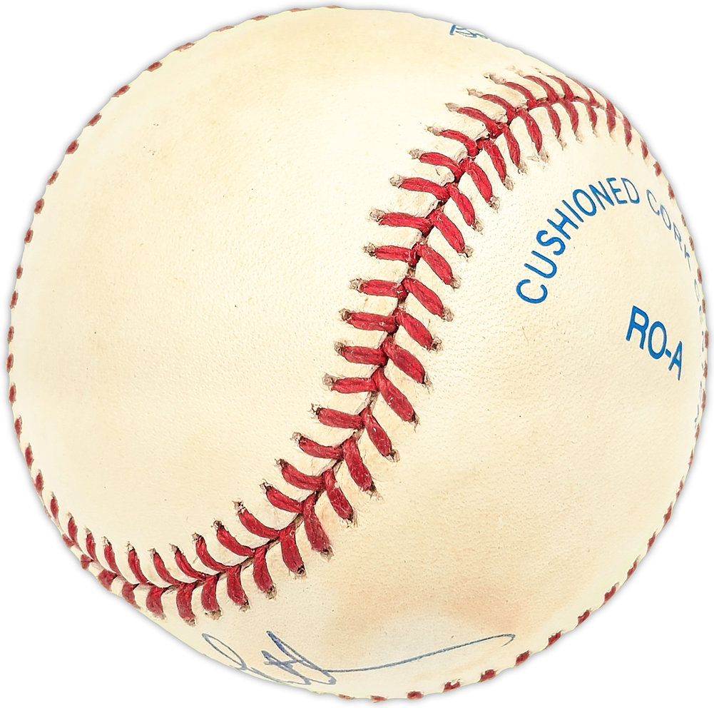 Steve Whitaker Autographed Official Al Baseball Yankees, Pilots #227432 Image a