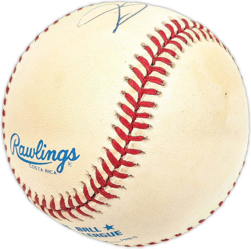 Steve Whitaker Autographed Official Al Baseball Yankees, Pilots #227432 Image a