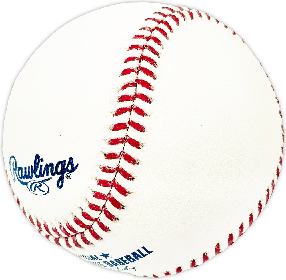 Ted Kubiak Autographed Official MLB Baseball Milwaukee Brewers "1970 Brewers" #226206 Image a