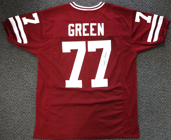 Texas A&M Aggies Jacob Green Autographed Maroon Jersey Mcs Holo #85999 Image a
