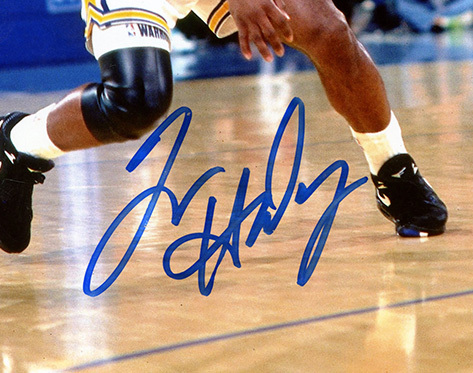 Tim Hardaway Autographed Signed 8x10 Photo Golden State Warriors Image a