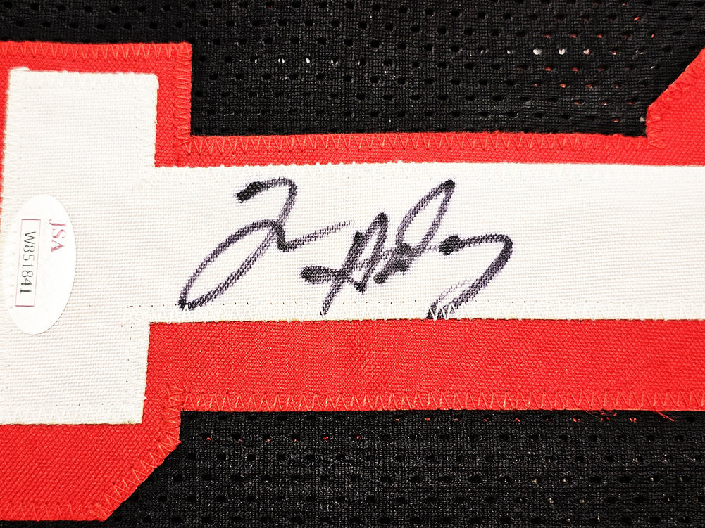 Miami Heat Tim Hardaway Autographed Black Jersey JSA Image a
