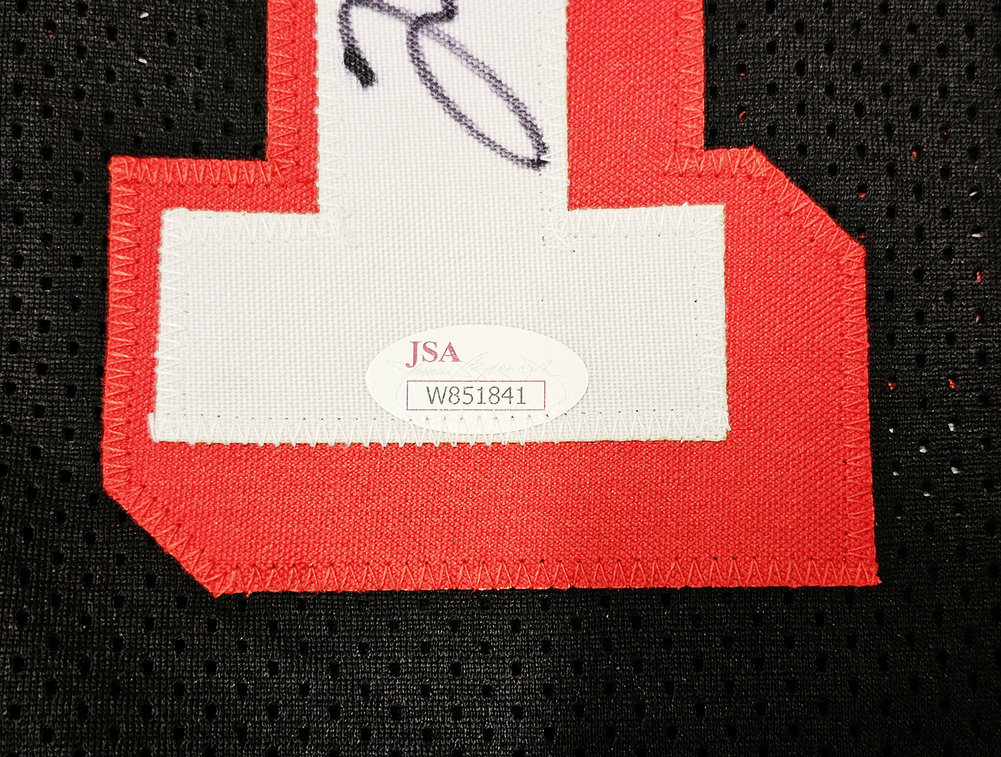 Miami Heat Tim Hardaway Autographed Black Jersey JSA Image a