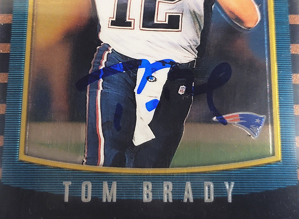 Tom Brady Autographed Signed 2000 Bowman Chrome Rookie Card #236 New England Patriots Bgs 9.5 Auto Grade Gem Mint 10 Beckett Beckett Image a