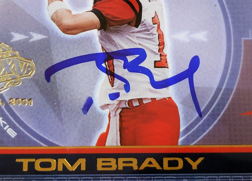 Tom Brady Autographed Signed 2000 Pacific Revolution First Look Super Bowl Rookie Card #22 New England Patriots Bgs 9 Auto Grade Gem Mint 10 #9/20 Beckett Beckett Image a