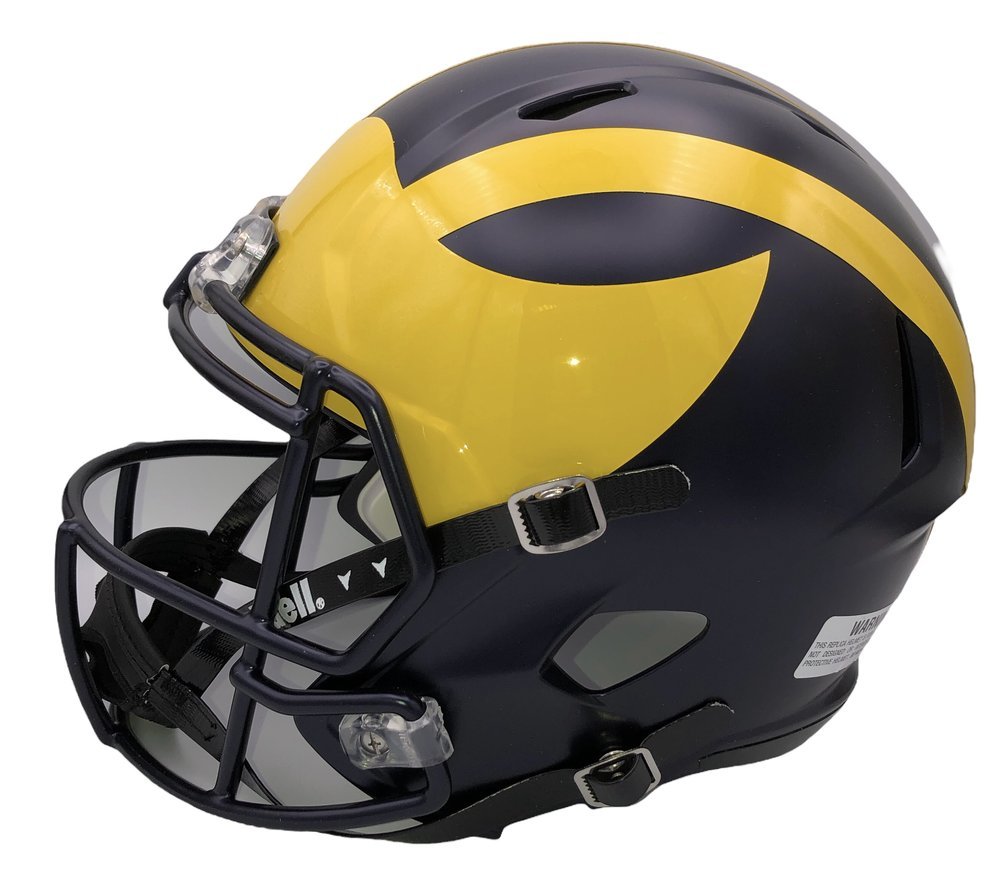 Tom brady autographed michigan hot sale helmet