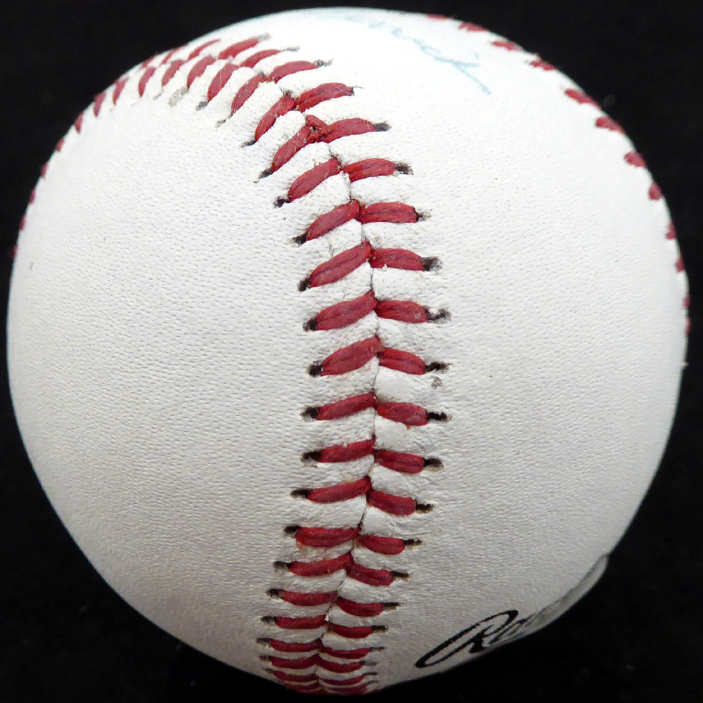 Tom Ferrick Autographed Official Ol Baseball New York Yankees Beckett Beckett Image a