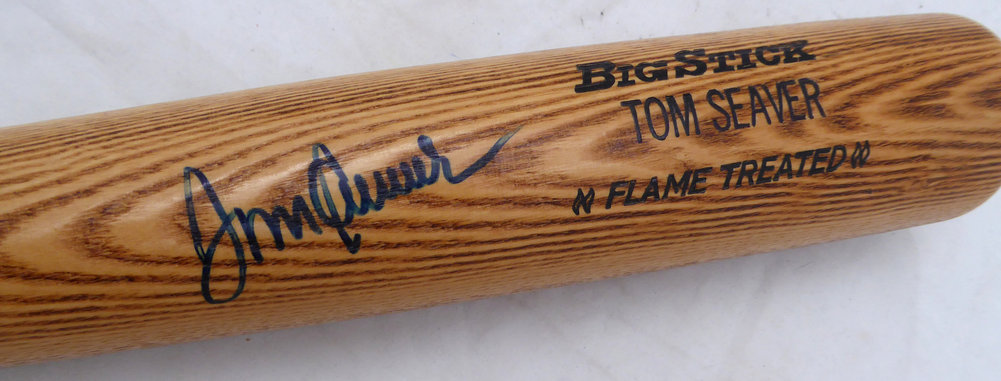Tom Seaver Autographed Adirondack Bat New York Mets JSA Image a