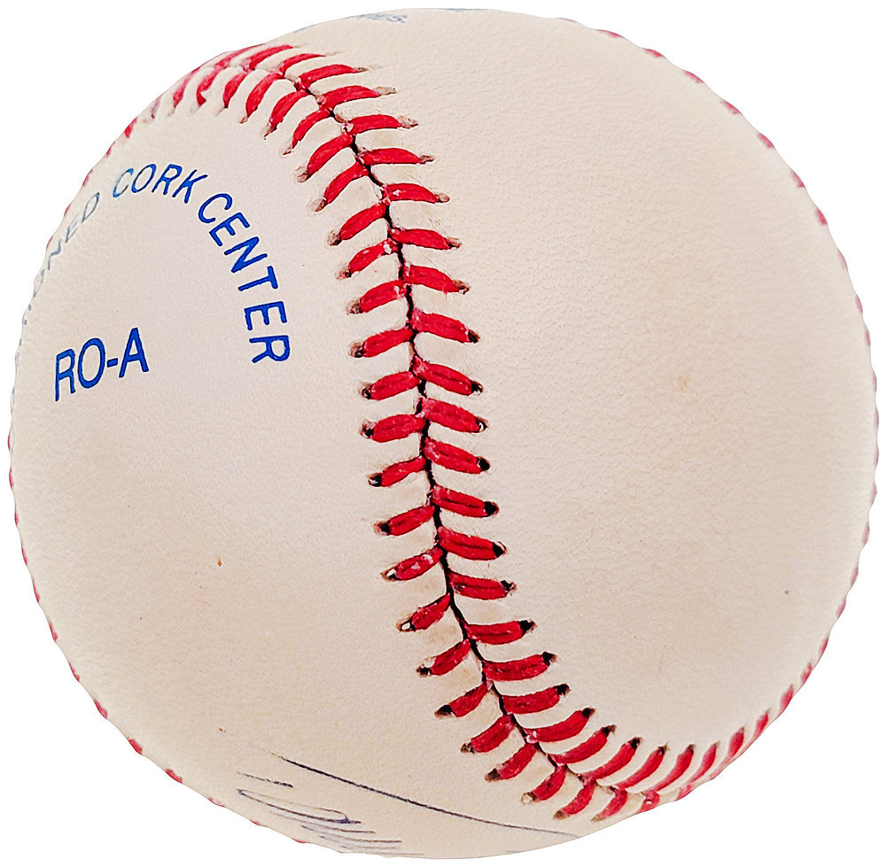 Tommy Byrne Autographed Official Al Baseball New York Yankees Beckett Beckett Image a