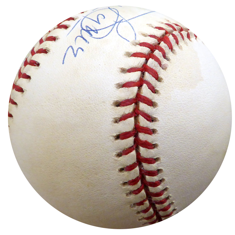 Tommy Byrne Autographed Official Al Baseball New York Yankees Beckett Beckett Image a