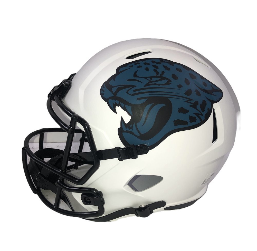 Jacksonville Jaguars Riddell LUNAR Alternate Revolution Speed Authentic  Football Helmet