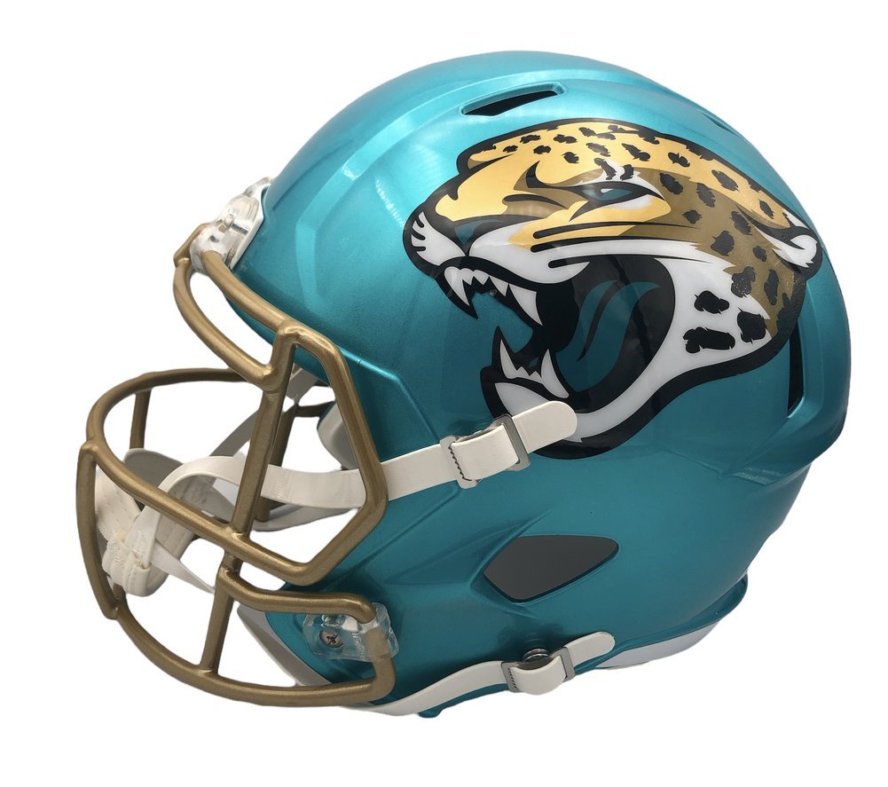 Trevor Lawrence Autographed Signed Jacksonville Jaguars Riddell FLASH Speed  Full Size Replica Helmet - Fanatics Authentic