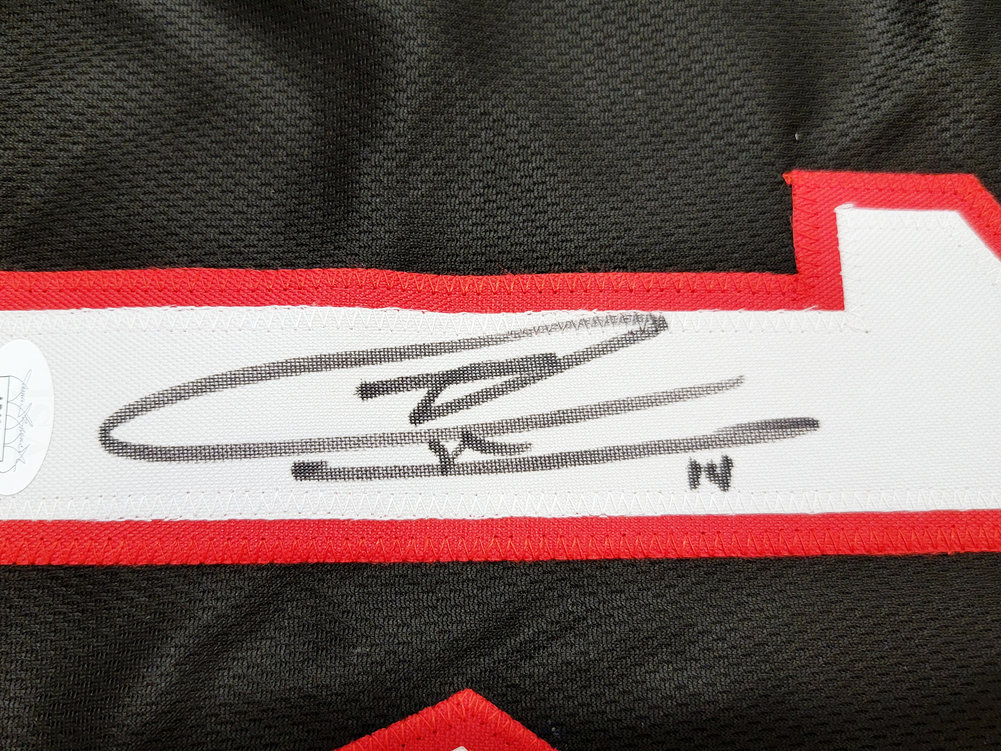 Miami Heat Tyler Herro Autographed Black Jersey JSA Image a