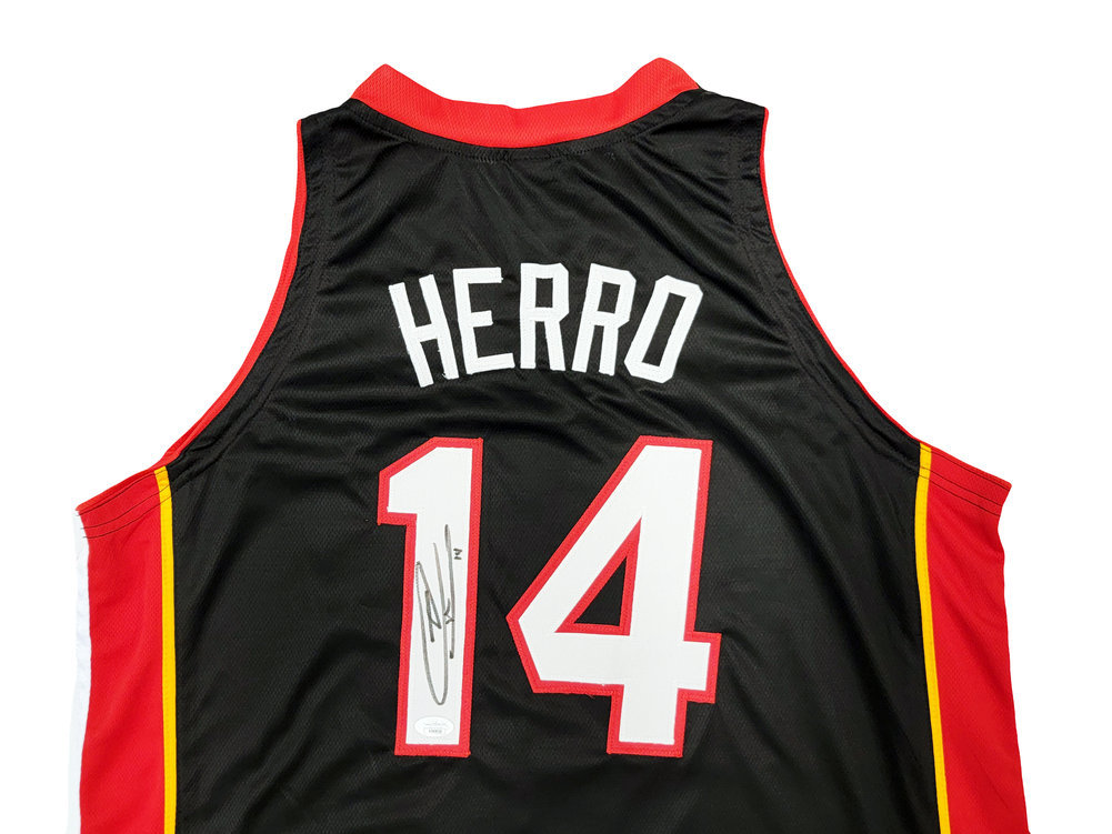 Miami Heat Tyler Herro Autographed Black Jersey JSA Image a