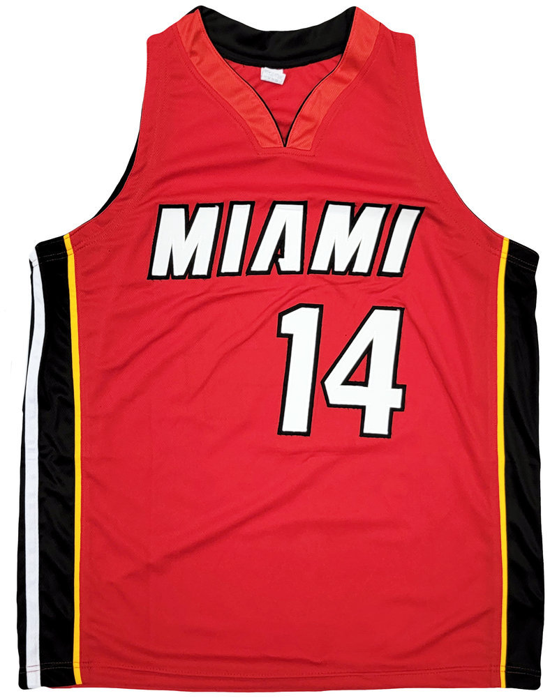 Miami Heat Tyler Herro Autographed Red Jersey JSA Image a