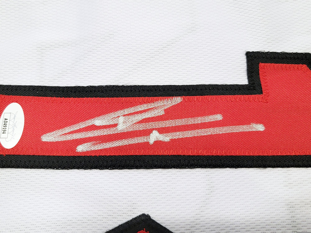Miami Heat Tyler Herro Autographed White Jersey JSA Image a