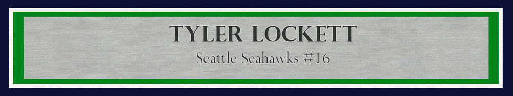 Tyler Lockett Autographed Framed 8X10 Photo Seattle Seahawks Spotlight Mcs Holo #210977 Image a